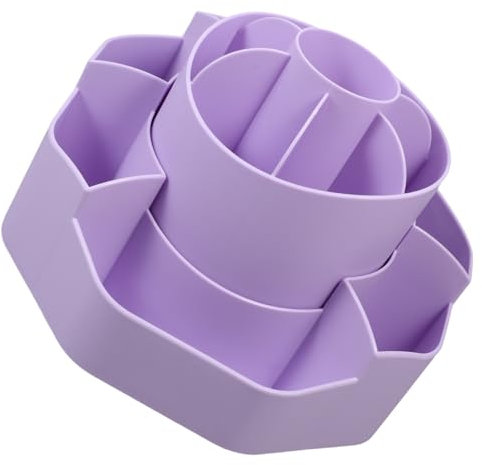 Tofficu Drehbarer Stifte-organizer Aus Pp-material Mit Drehbarer Aufbewahrungsbox Für Schreibtisch Make-up-pinselhalter Und Tischorganisation Für Studenten-zubehör