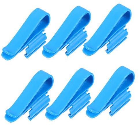 BUGUUYO 6pcs Filtration Aquarium Clamp Plastic Fish Tank Clips Hose Clamps for Aquarium Water Pipe Holding