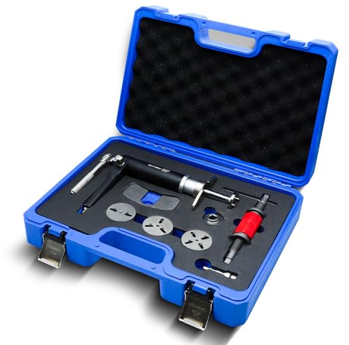 CCLIFE 8tlg Pneumatischer Bremskolbenrücksteller Set | Bremskolben Rücksteller, Rückstellwerkzeug, Kolben Zurückstellen,Druckluft Bremskolbenrücksteller