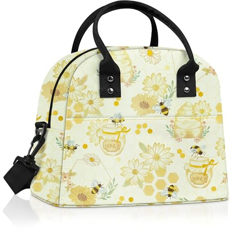 Clastyle Sac Isotherme Repas Femme Été Feuille Lunch Bag | Sac Gamelle Travail pour Bureau, Léger & Facile à Nettoyer, Petit Lunch Bag Isotherme pour Pique-nique