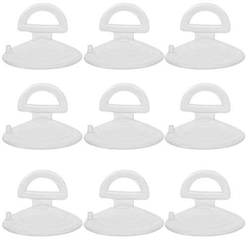 OSALADI Light Bulb Remover Suction Cup Reusable Mini Tool for High Reach Light Bulb Extraction and Replacement 10pcs