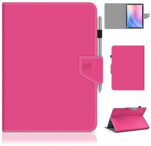 KATUMO Custodia universale per tutti i tablet da 10 pollici, per BIEGEDY/ZIOVO Z138/Whitedeer/AWOW/UJJ/DEERTiME E15/TABWEE/Byxsb/TiMOVO/MUISOO/Yicty/Ainmel/DOOGEE 10 (rosa)