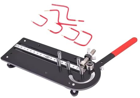 xowwyue Cintreuse à Fil - Plieuse manuelle de précision portable,Outil Électrique pour Cintrage de Barres Méplates,Pour électricien chantier câble fer auto réparation construction