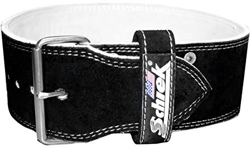 Leder Wettbewerb Power Lifting Gürtel mit Single Zinken Schnalle (mittel: 31 in. – 36 in. Taille)