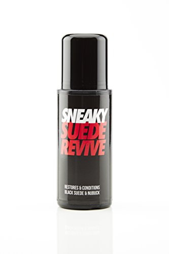 SNEAKY Unisex Sbrev Suede Renovator, Black restores and conditions, Black Suede and Nubuck, 100ml UK
