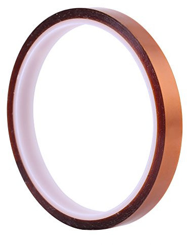 Akozon Cinta Adhesiva de Alta Temperatura Cinta Antideslizante Resistente al Calor de 10 mm * 30 m para Transferencia termica Cinta Aislante PCB SMT 1 Roll