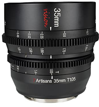 7artisans Obiettivo Cine da 35 mm T1.05 APS-C con ampia apertura manuale a lunga messa a fuoco (M43-mount)