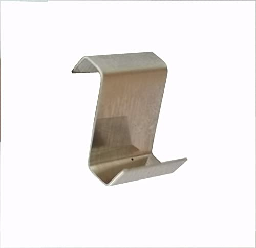 GAO Flora Glashalter Z-Clips für Gewächshaus, 100 Stück | Schindelverglasung, bis 4mm Glascheiben