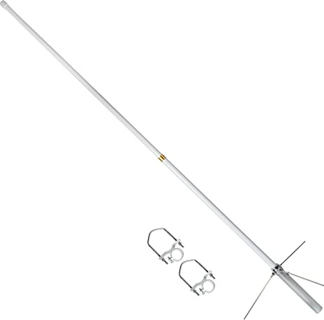 UAYESOK Fiberglass GMRS Base Antenna (462-467 MHZ), 7.2dBi High Gain UHF GMRS Repeater Antenna Signal Booster for Base Station Ham Radio, Low SWR