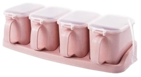 Azucarero Salero Botes Especias Juego De Caja De Condimentos, Juego De Contenedores De Especias De Cocina, Juego Combinado De Tarros De Condimentos, Juego De Tarros De Sal Frascos Especiarias Tarros E