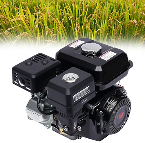 Moteur à essence Ohv Go Kart horizontal pour tondeuse à gazon de jardin de remplacement à tirer, cylindre unique, rotavateur manuel complet pour l'industrie et l'agriculture 7,5 ch 4 temps
