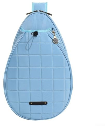 Tennis-Umhängetasche, Tennis-Rucksack mit Regen- und Schweißresistenz, Tennisschläger-Schultertasche für die meisten Ballspiele (blau)