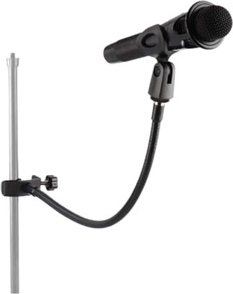 JMORCO Mikrofon Arm Mikrofonständer, Flexibler Schwanenhals-Desktop-Mikrofonständerhalter mit robuster Tischklemme