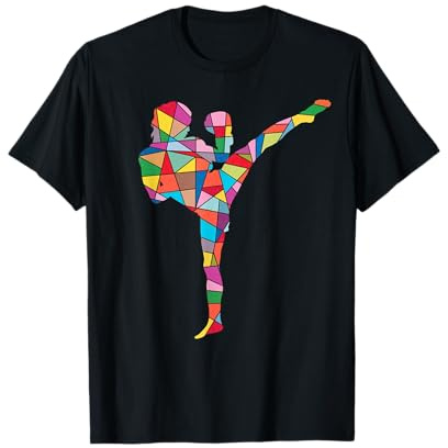 Muay Thai Kickboxer Kampfkunst Kinder Kickboxen Mädchen T-Shirt