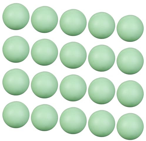 Fabeas 20er Pack Dunkeln Leuchtende Tischtenniskugeln 40 Mm Pingpong Masse Für Erwachsene Amateurspiele Und Kinder Übungswettbewerbe