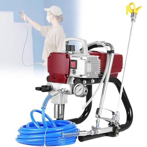 JODAIS Pulverizadores de Pintura sin Aire, pulverizador de Pintura motorizado de 2 l/min, Pistola pulverizadora de Pared, máquina de Pintura en Aerosol de Alta presión para Interior