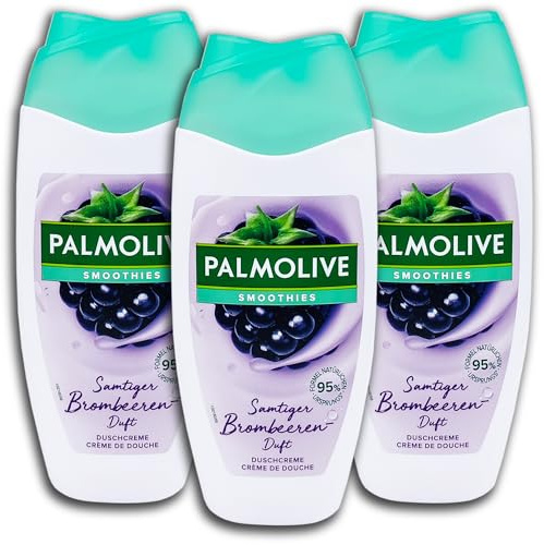 3 er Pack Palmolive Cremedusche Samtiger Brombeerenduft 3 x 250 ml