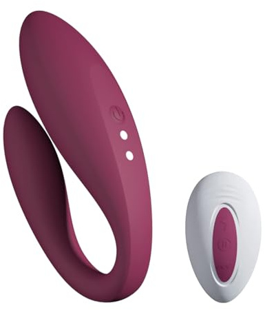 LZMYZ G-Punkt-Vibrator Mit Fernbedienung Doppel Headed Vibratoren mit 7 Vibrationsmodi Tragbarer Klitoris-G-Punkt und Vaginal-Sexspielzeug,Sexspielzeug FüR Frauen Paare
