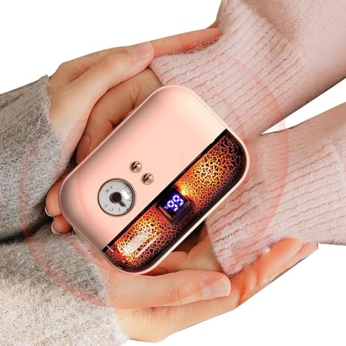 Wiederaufladbare Handwärmer | Powerbank mit 3 Temperatureinstellungen und 4000mAh Akku - Taschenwärmer | Für Männer Und Frauen Für Weihnachten Und Winter Für Kaltes Wetter Für Outdoor Golf