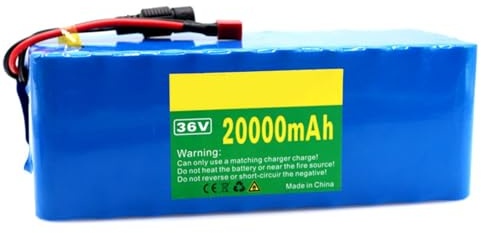 36V 20AH Baterías De Iones De Litio para Patinetes Eléctricos 10S4P Batería De Repuesto Baterías De Litio Recargables para Motor De 50W A 600W T