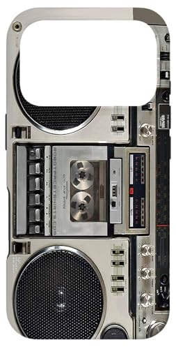 Vintage 80s Boombox Ghettoblaster Case for iPhone 17 Pro