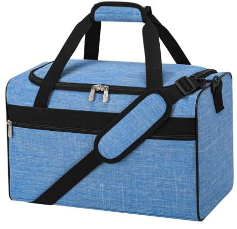 ZZY Kleine Reisetasche 20L, Sporttasche Klein, Blau | Handgepäck Tasche für Flugzeug 40x20x25 Reisetasche Wasserfest Carry on Luggage Underseat Bag für Weekend Sport Herren Damen