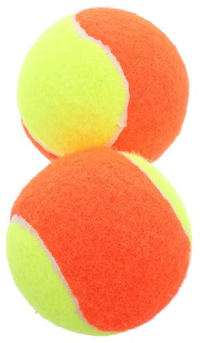 Veemoon Palline da Tennis Morbide per 2,5 Set 2 Pezzi per Allenamento e Beach Tennis, Sicure e Elastiche per Gioco Indoor e Outdoor, Sviluppo Coordinazione e attività Fisica