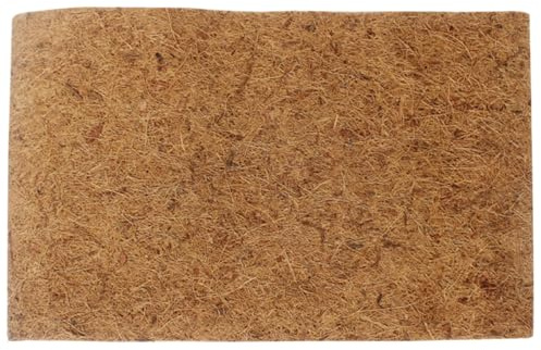 SMASOLO Alfombra para Reptiles de Fibra Natural Sustrato Térmico 60X40X1 CM, Cama para Mascotas Reptilianas, Adecuado para Geckos y Lagartos en Jaulas