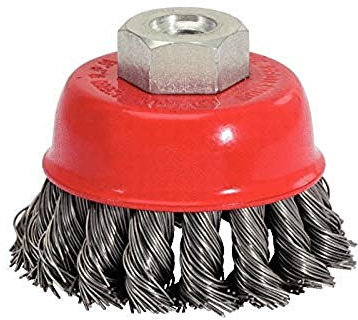 KS Tools 340.0022 - Brosse Conique Acier Torsadé 0,5 mm, Ø 65 mm