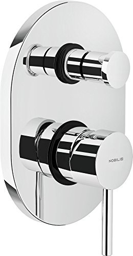 Nobili rubinetterie AQ93100CR Acquerelli Miscelatore ad Incasso per Doccia con Deviatore, Cromo