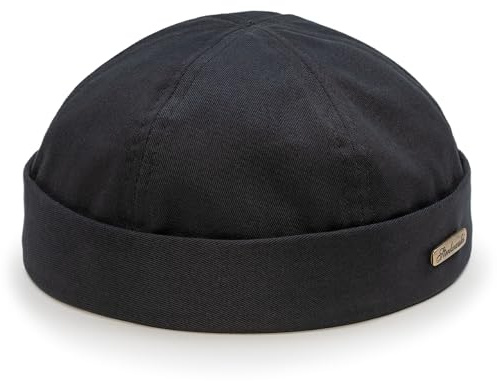 Sterkowski Modell Docker | Hochwertige Sanfte 100% Baumwolle Dockermütze | Komfortable und Gemütliche Alltagsmütze Hafenmütze Navy Watch Beanie in Allen Größen
