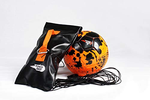 POWERSHOT Rebounder Fußball 2 in 1 und Solo Trainer - Kick Back PRO - Perfekte Trainingshilfen für den Garten für Kinder und Jugendliche (Solo Kick Back Trainer)