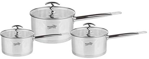 Haussmann Héritage - 3 piéces Casserole professionnel/Inox- tous feux dont Induction - HM-0615