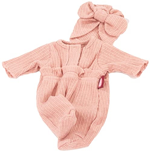 Götz 3403507 Kombi Sweet Baby Anzug für Babypuppen Gr. S/S+ 30-36 cm 2-TLG | Puppenkleidung für Puppen, mit Anzug und Mütze, süßes Babyoutfit, waschbar, für Kinder ab 3 Jahren