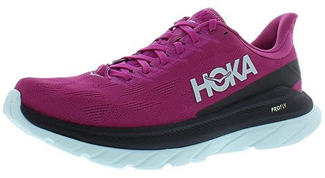HOKA ONE ONE Mach 4 Scarpe Donna, Festival Fucsia/Nero, 42 EU