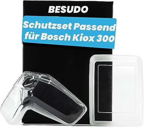 Besudo Schutzhülle-Set passend für Bosch Kiox 300 & Bosch LED Remote | 100% maßgeschneidert - Protective Hülle Schutz Cover vor Kratzern Stößen für BHU3600 & BRC3600 Ebike Zubehör