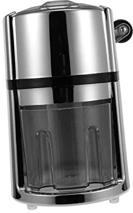 OSALADI Manual Ice Crusher Machine Hand Crank Ice for Summer Abs Stainless Steel Thicker Blades Easy DIY Slushies