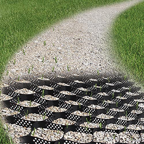 Gravier perméable 5,1 cm de profondeur pour allée, allée, allée, parc, jardin, terrasse, 1 m x 1 m