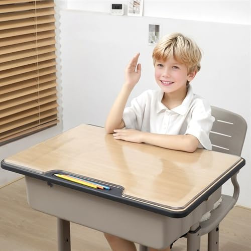 SK Studio Schreibtischunterlage Transparent, 80x40cm Schreibtischunterlage Rutschfest Wasserdichte Tischunterlage Kinder Tisch-Schutz für Büro Zuhause