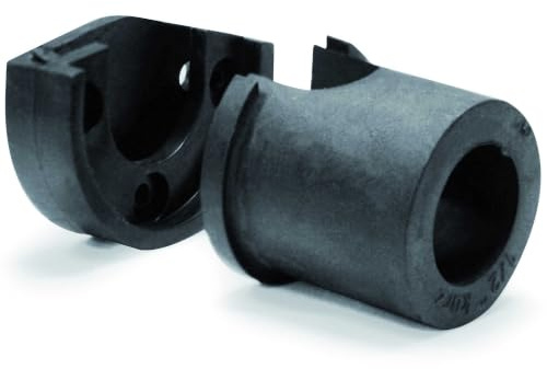 Pipetec Schraubfitting Schallschutz für Wandwinkel mit 1/2 Zoll Anschluß | für Montageplatte in gerader oder winkliger Ausführung