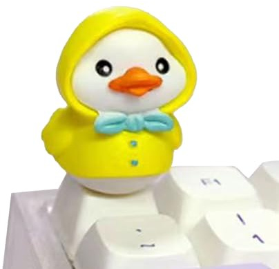 Copritasti a forma di, tappi per tastiera con cartoni animati, keycaps novità con design, tasti decorativi, accessorio per tastiera meccanica con stile colorato, forniture per computer
