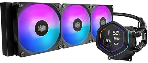 Cooler Master MasterLiquid Core Nex 360 ARGB - Prozessor-Fl?ssigkeitsk?hlsystem - K?hlergr??e: 360 mm - (f?r: LGA1851, LGA1700, LGA1200, LGA1151, LGA1150, LGA1155, LGA1156, AM4, AM5)