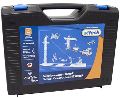 eitech Metallbaukasten 00167 - Schulbaukasten, ideal für Werk-Unterricht und technisches Verständnis, Lernspielzeug