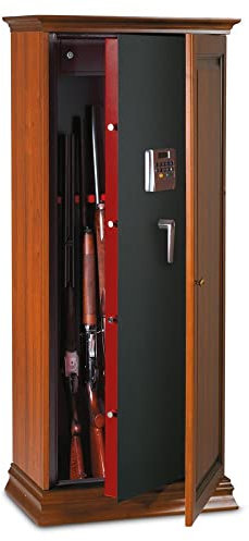 Fuciliera Portafucili Digitale Serie 10 Armi con Tesoretto Technomax - 385 x 635 x H.1510 mm