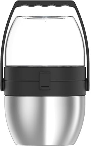 Thermos Dual Compartment Food Jar, Black