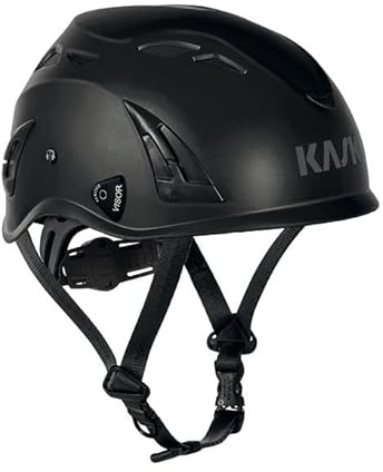 KASK SUPERPLASMA AQ INDUSTRIESCHUTZ -UND KLETTERHELM (SCHWARZ) | INKLUSIVE SCHUTZBRILLE (TRANSPARENT)