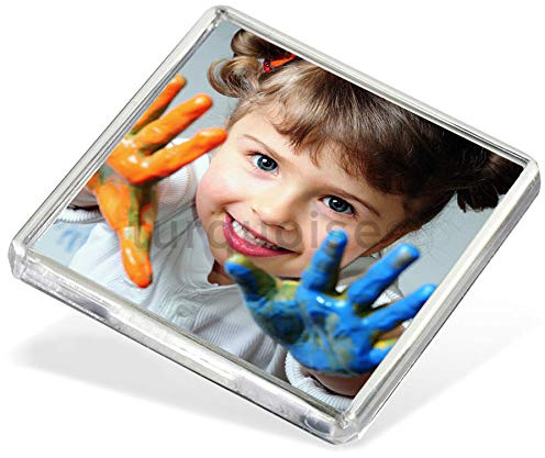 Personalised Custom Photo Gift Fridge Magnets 58 x 58 mm | Square Size (Pack of 1)