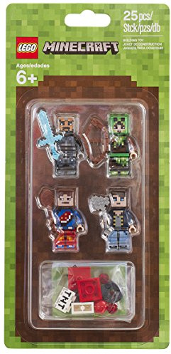 LEGO Minecraft Skin Pack 1 25pieza(s) juego de construcción - juegos de construcción (6 año(s), 25 pieza(s))