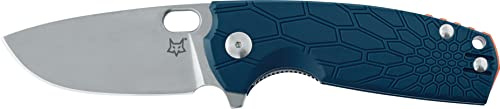 FOX - Coltello Tasca cm. 11/19 Lama in Acciaio N690 Manico Blue con Clip