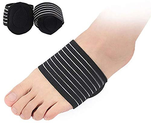 PEDIMEND Arch Support Manicotto di supporto imbottito a compressione (4 pezzi) fascite plantare sollievo dal dolore ai piedi per archi caduti, piedi piatti, problemi ai piedi dolorosi, design